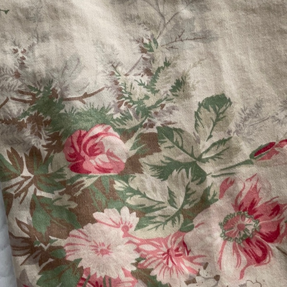 Polo Ralph Lauren Floral Straight Leg Pants - Pink and Tan - Picture 9 of 12